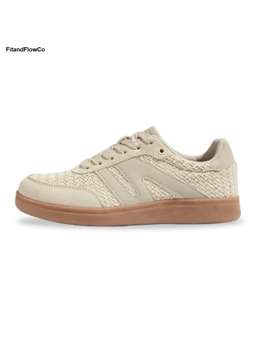 Suede Leather Retro Sneakers Gum Sole Comfort Skate Shoes Lace-Up